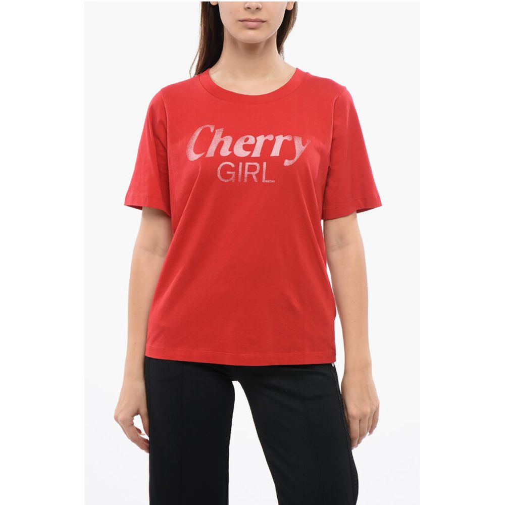 

Футболка CHERRY GIRL из хлопка с круглым вырезом Dsquared2, Red