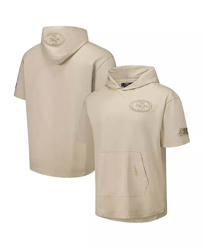 

Мужская тановая толстовка с капюшоном San Francisco 49ers Neutrals Capsule с короткими рукавами Pro Standard