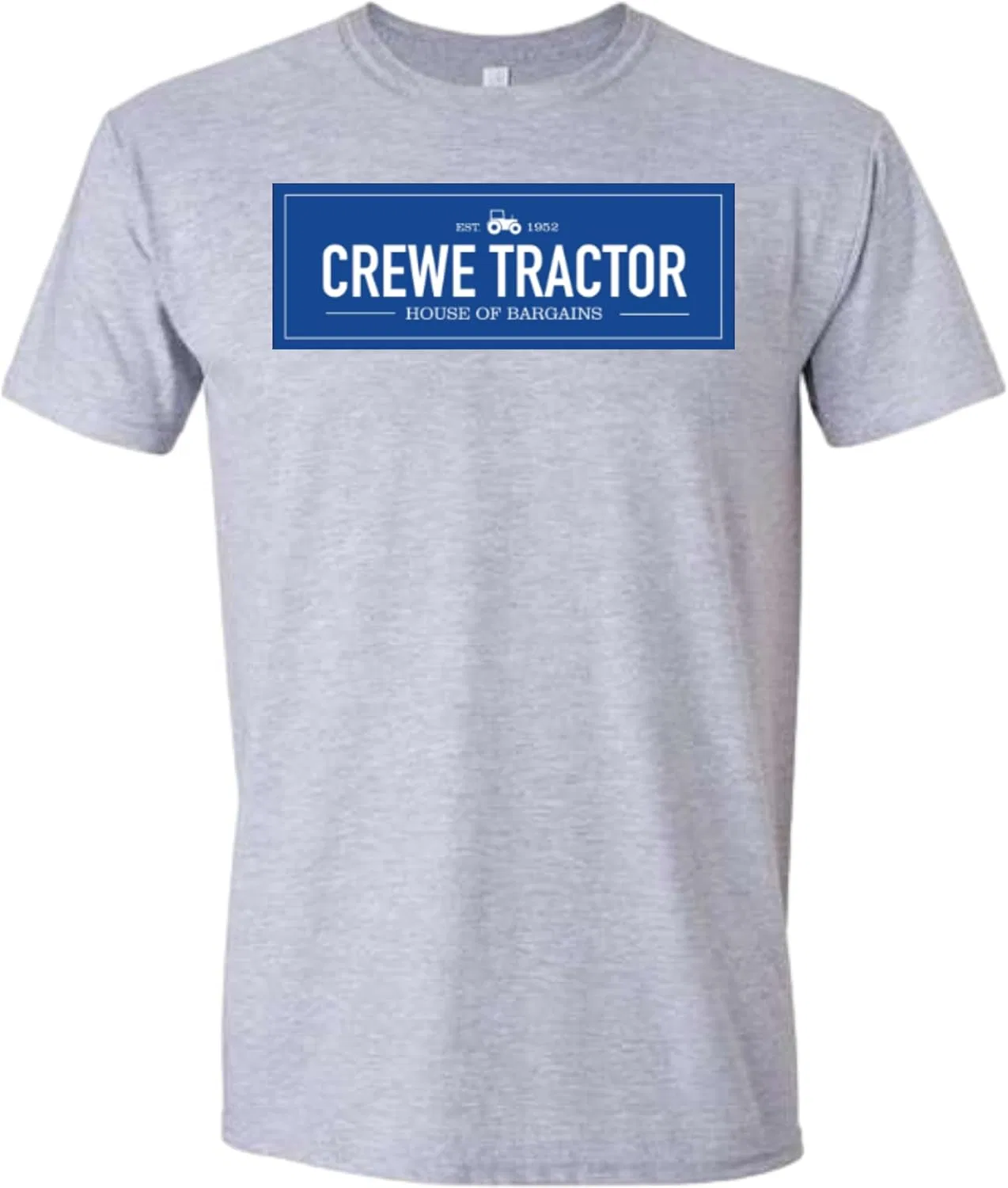 Футболка Crewe Tractor Hit The Road Dude, с коротким рукавом, круглым вырезом, повседневная