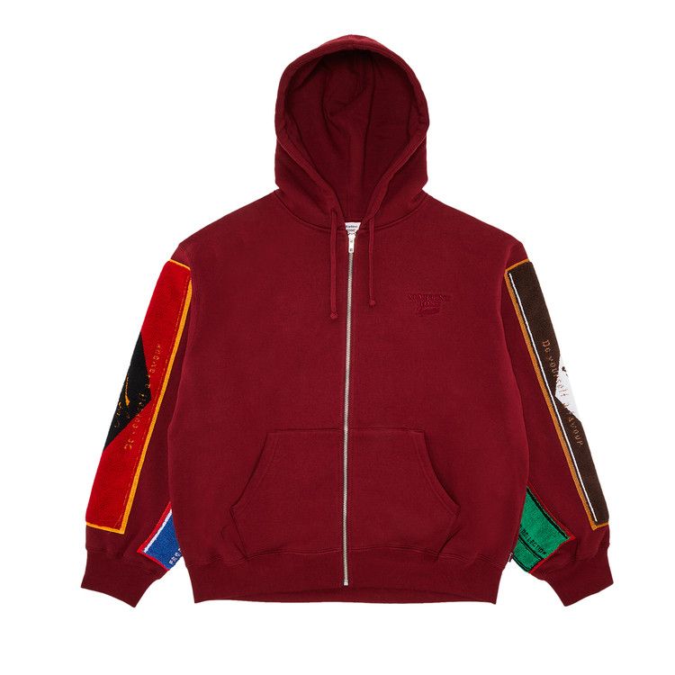 

Толстовка Supreme x Martine Rose Towel Zip Up Hooded Sweatshirt, Cardinal
