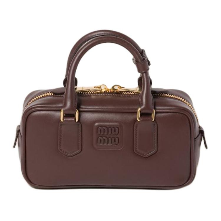 

MIU MIU Сумка кожаная женская маленькая коричневая