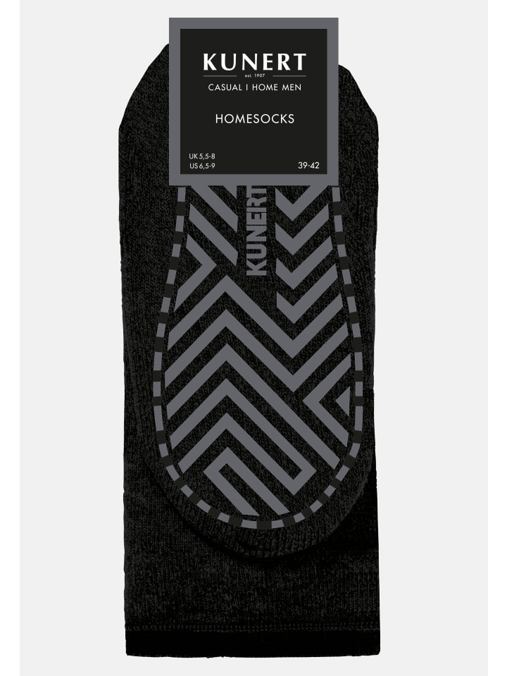 

Носки Домашние носки без резиновых нитей, антрацитового цвета. Kunert