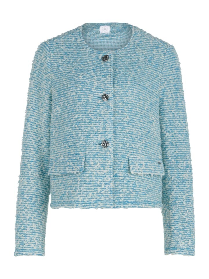 

Блейзер BETTY & CO Kuscheljacke, цвет blau/weiß