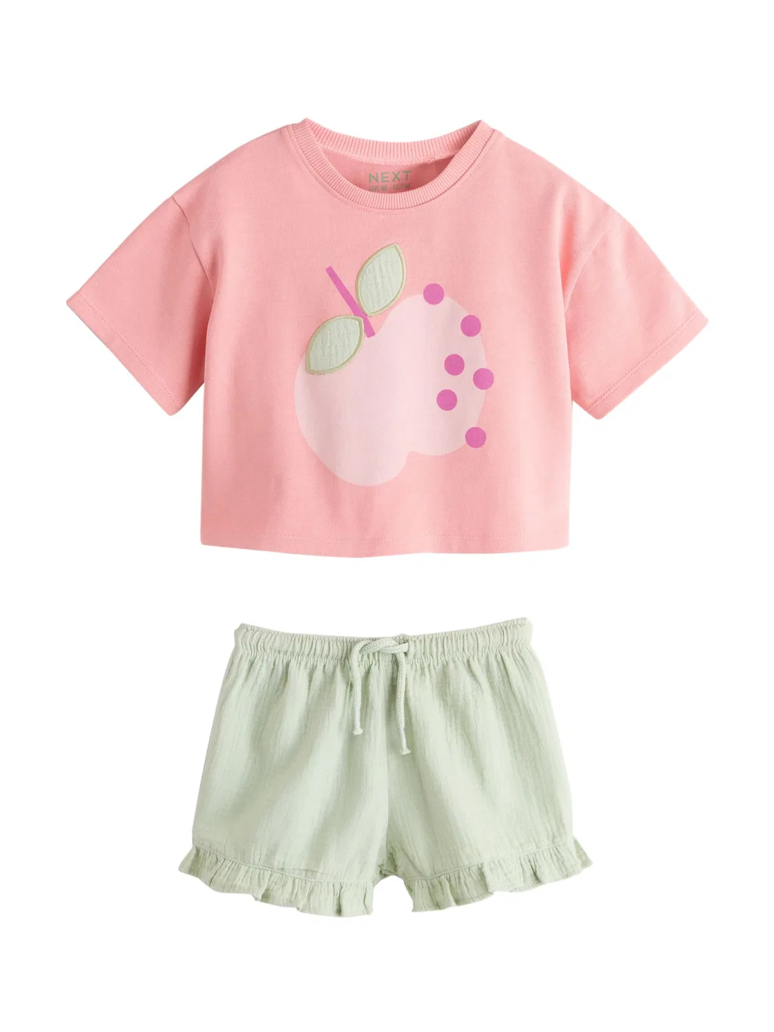Комплект одежды Next, Pastel Green/Pink/Rose/Dusky Pink