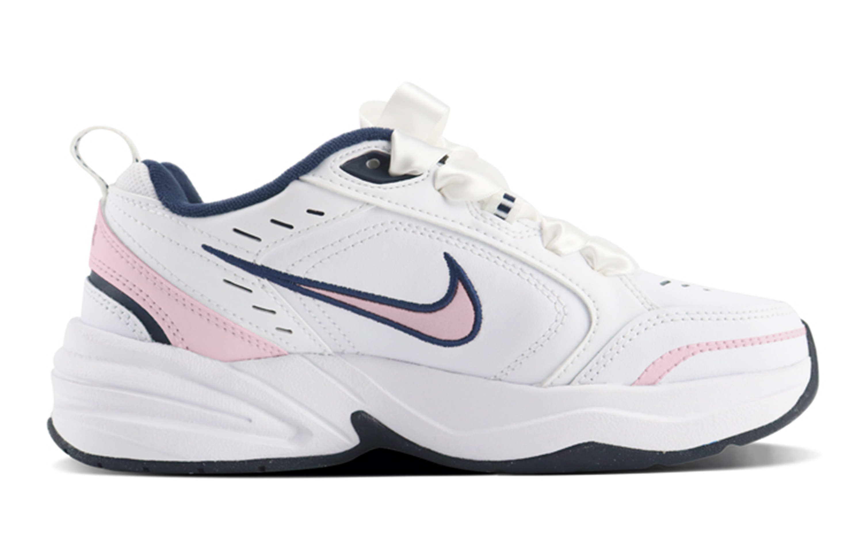 

Кроссовки Nike Air Monarch 4 Chunky Sneakers Unisex Low-top White/pink, розовый