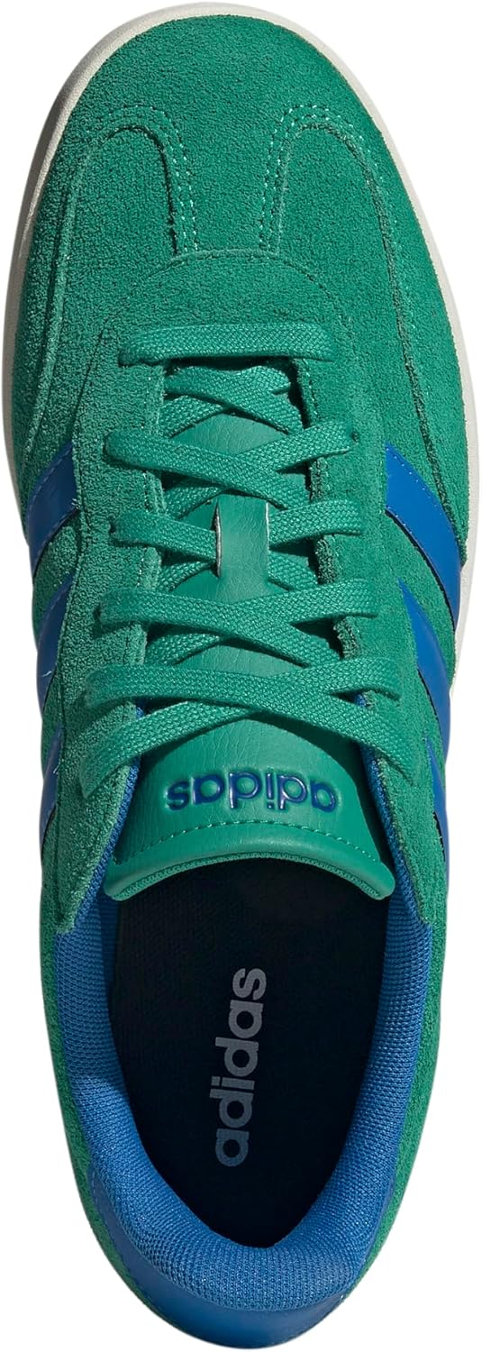 Мужские модные кроссовки Adidas Barreda, Court Green/Bright Royal/Off White — фото 4