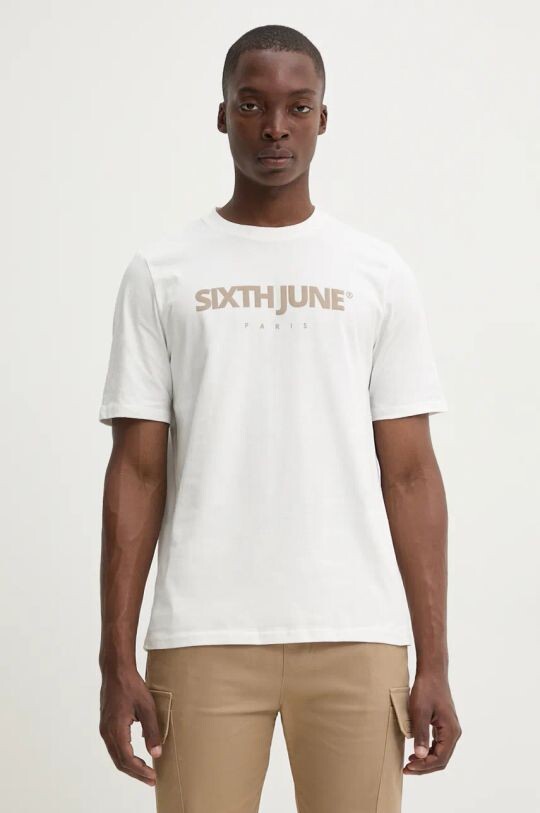 

Хлопковая футболка Sixth June, белый