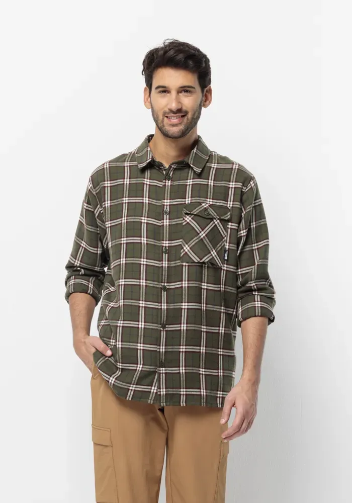 

Фланелевая рубашка Jack Wolfskin "MORGENLUFT SHIRT M", цвет Island-Moss-41