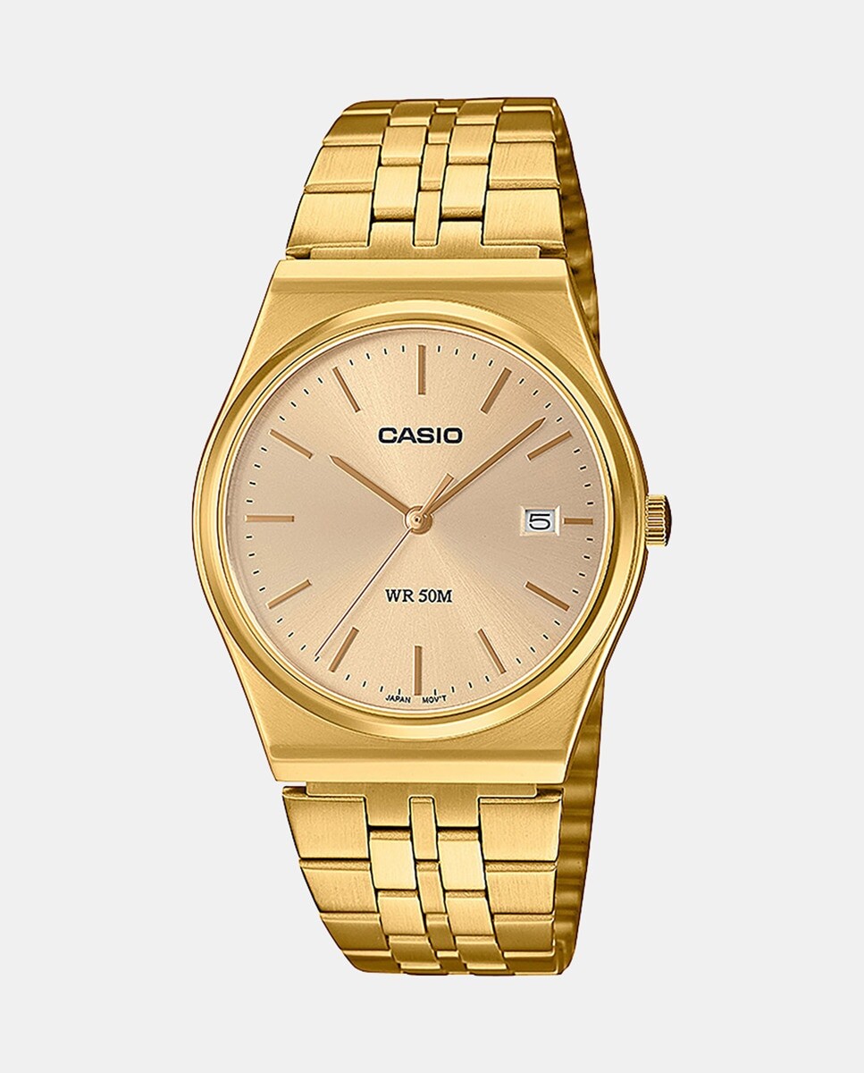 

MTP-B145G-9AVEF женские часы из золотой стали Casio, золотой