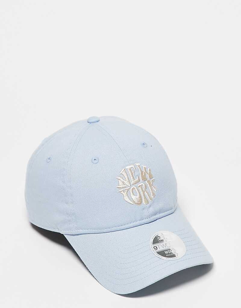 

New Era – New York – Синяя бейсболка с логотипом 9twenty