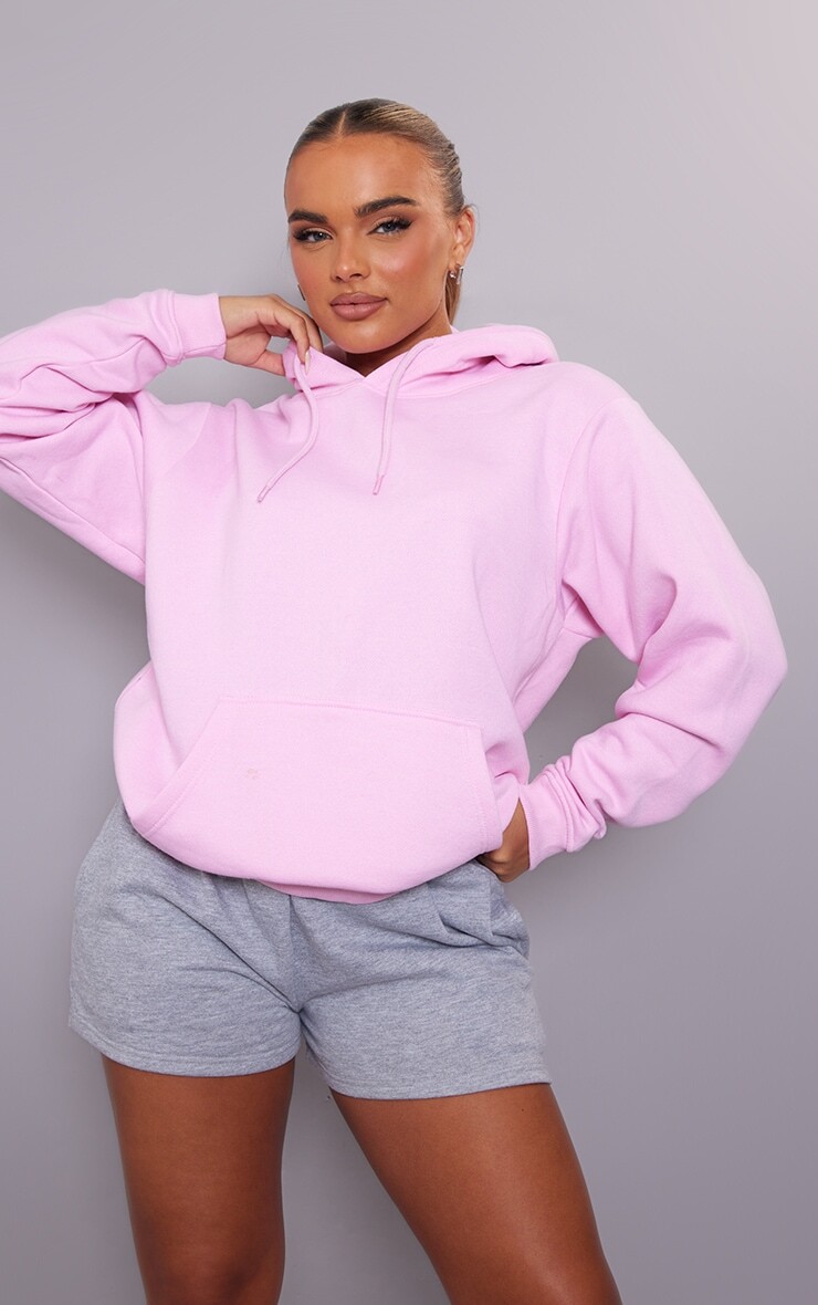 

PrettyLittleThing Детский розовый объемный спортивный худи