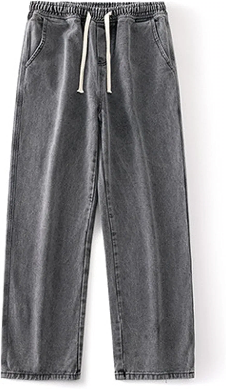 Джинсы свободные, серые, Baggy Jean Joggers — фото 4