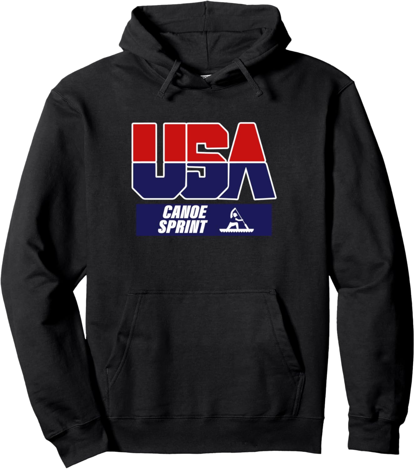

Худи с принтом каноэ, символика сборной США 2021 года Usa Team Sports, черный