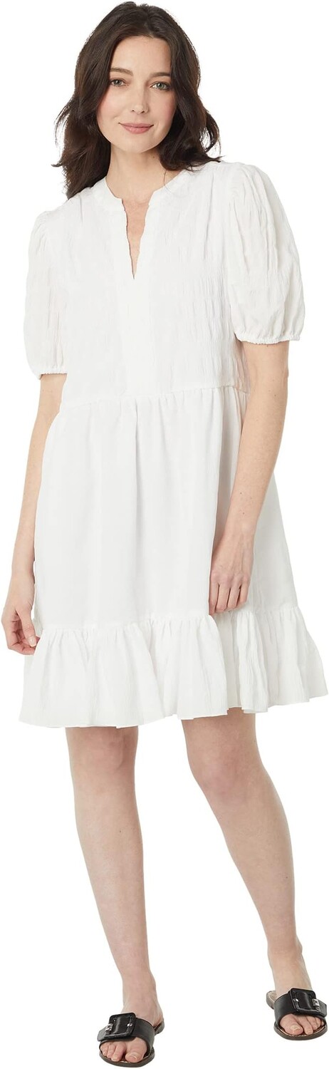 

Платье Babydoll с пышными рукавами Vince Camuto, цвет New Ivory