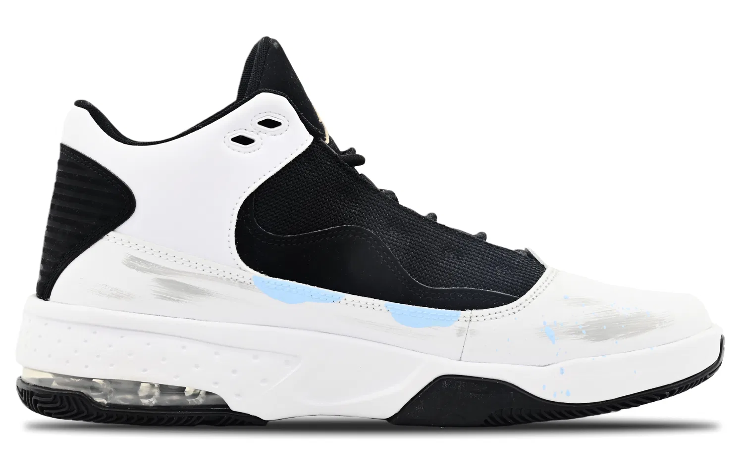 Кроссовки баскетбольные ретро Jordan Max Aura 2 Black White — фото 3