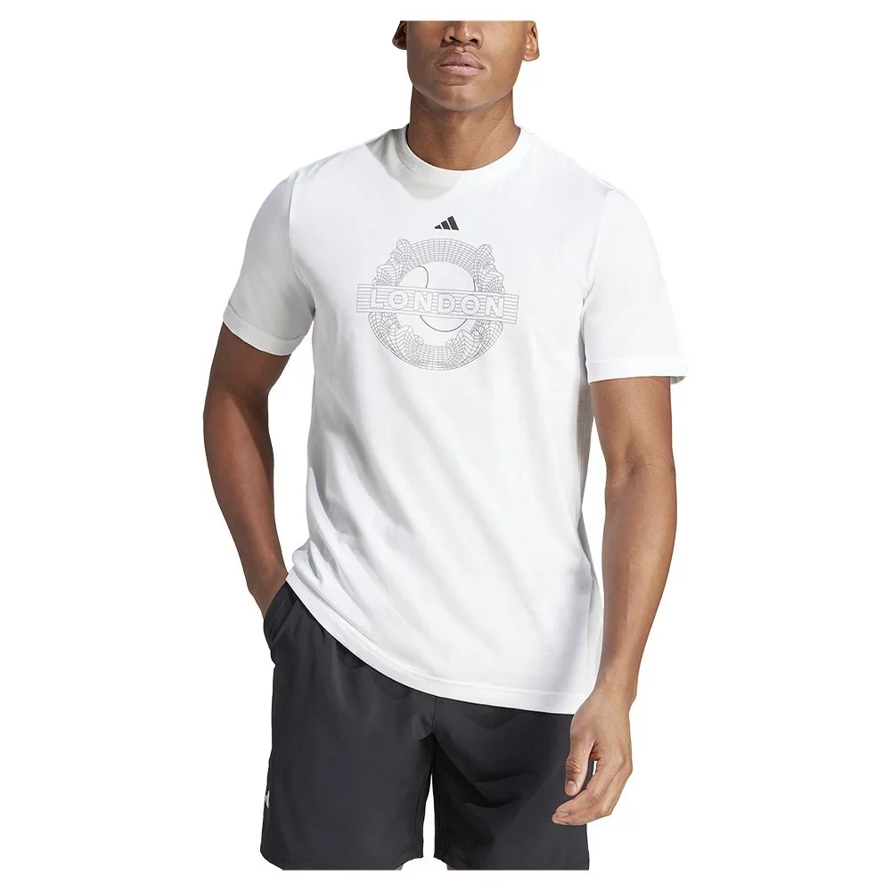 

Футболка adidas Aeroready Graphic, белый