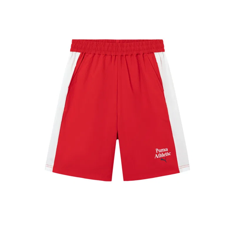 Детские быстросохнущие штаны PUMA China Red