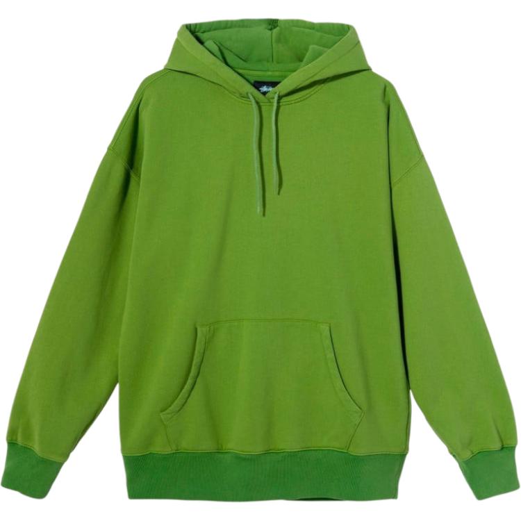 Толстовка Unisex Hooded Thickened Regular Stussy, зеленый — фото 3