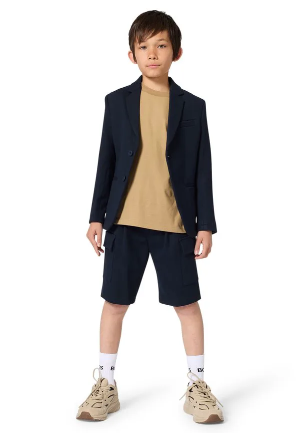 Футболка с короткими рукавами и принтом Boss Kidswear, Dark Stone