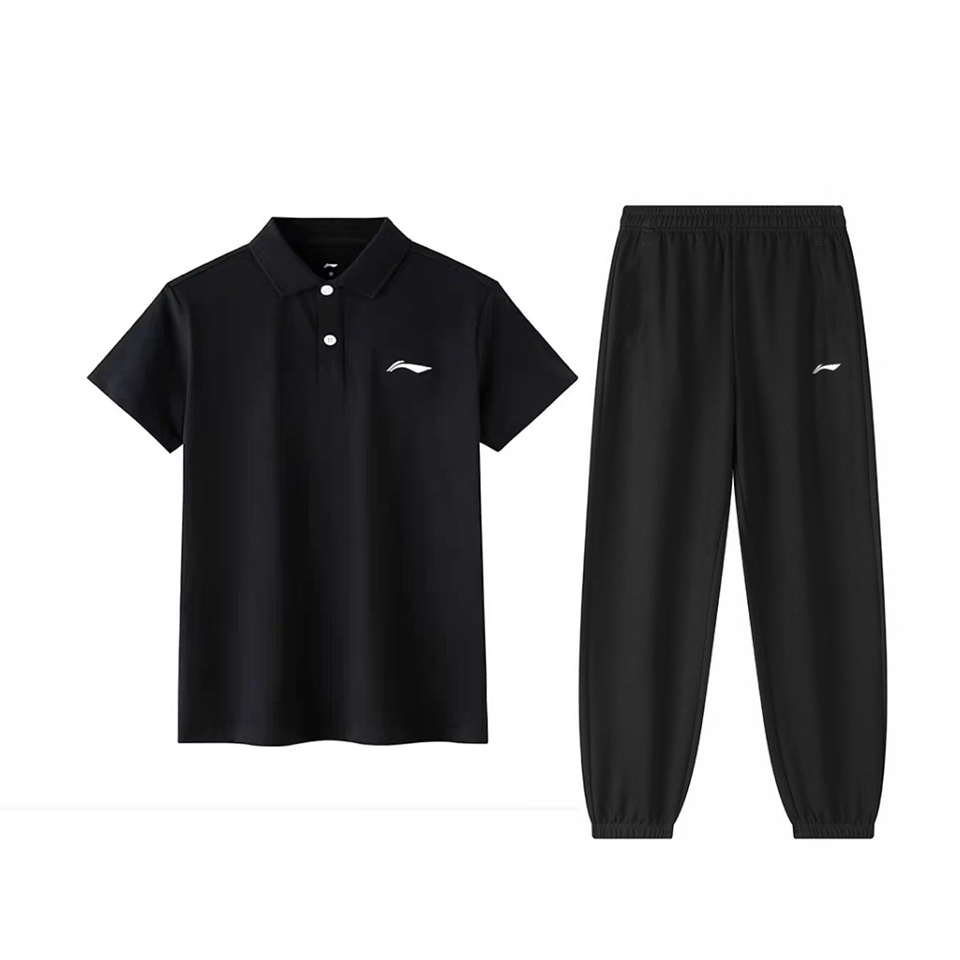 

LINING Повседневный спортивный костюм мужской черный