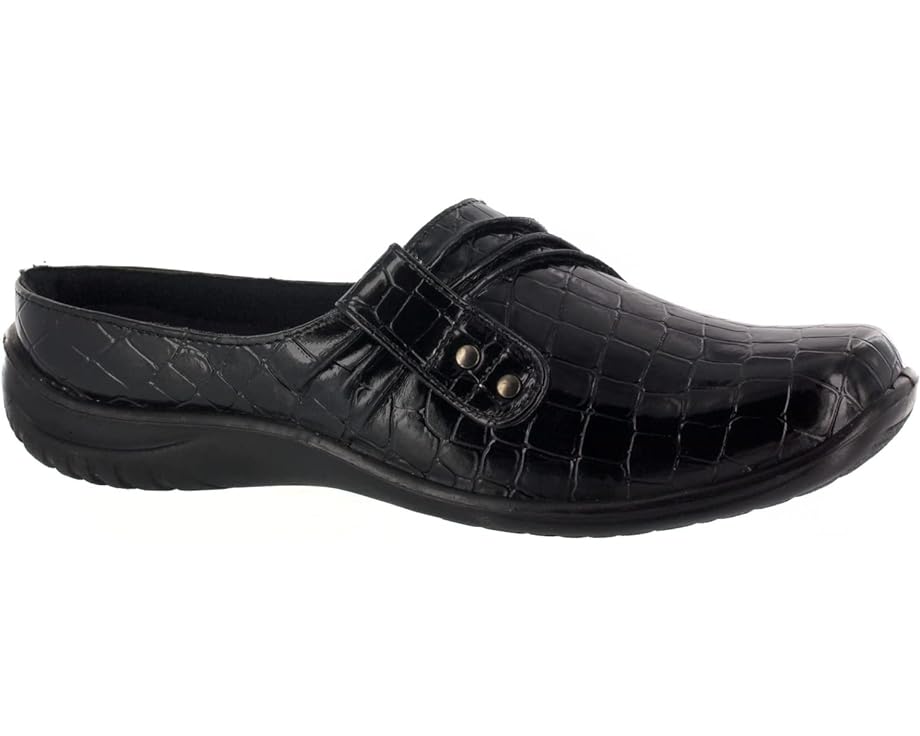 Лоферы Easy Street Holly, цвет Black Patent Croco