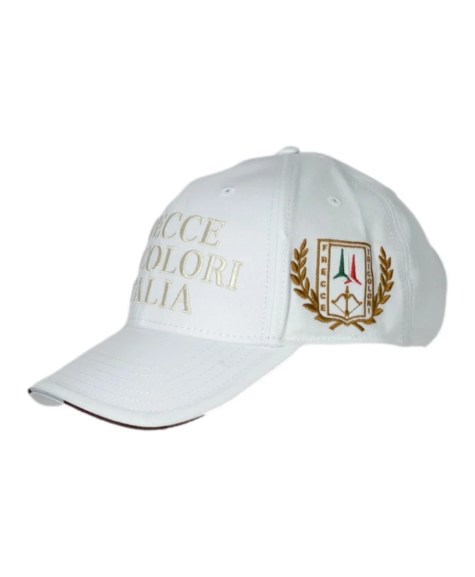 

Белая бейсболка с трехцветными стрелками Aeronautica Militare, белый