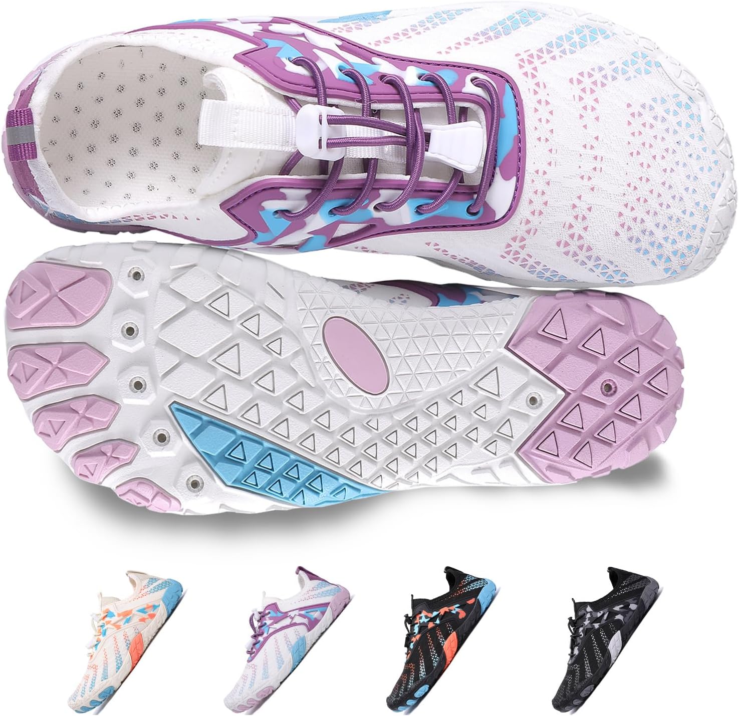 

Кроссовки для ходьбы для женщин и мужчин Feedmoo, белый