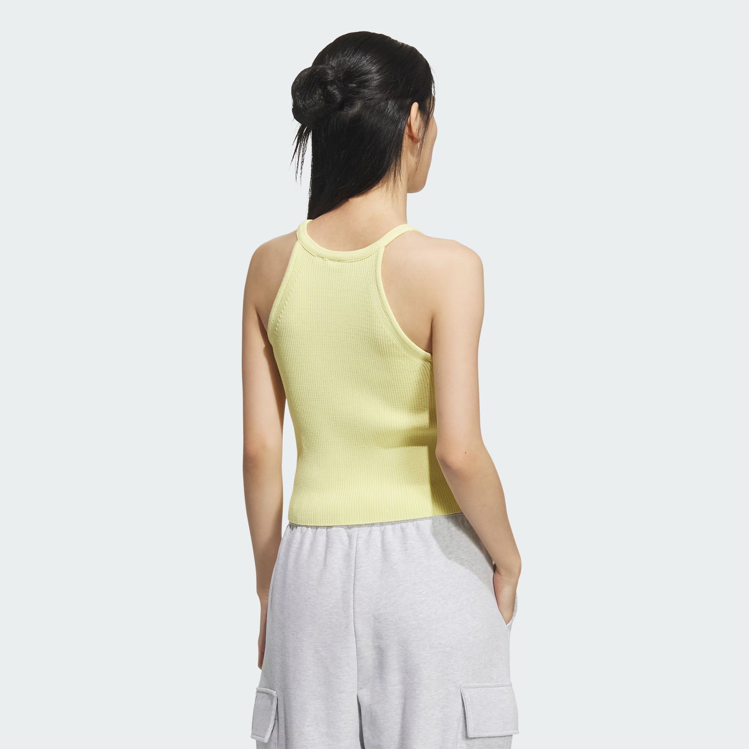 Adidas Originals Топ SS25 PREMIUM FULLY FASHIONED Танк спортивные майки женские powder yellow — фото 4