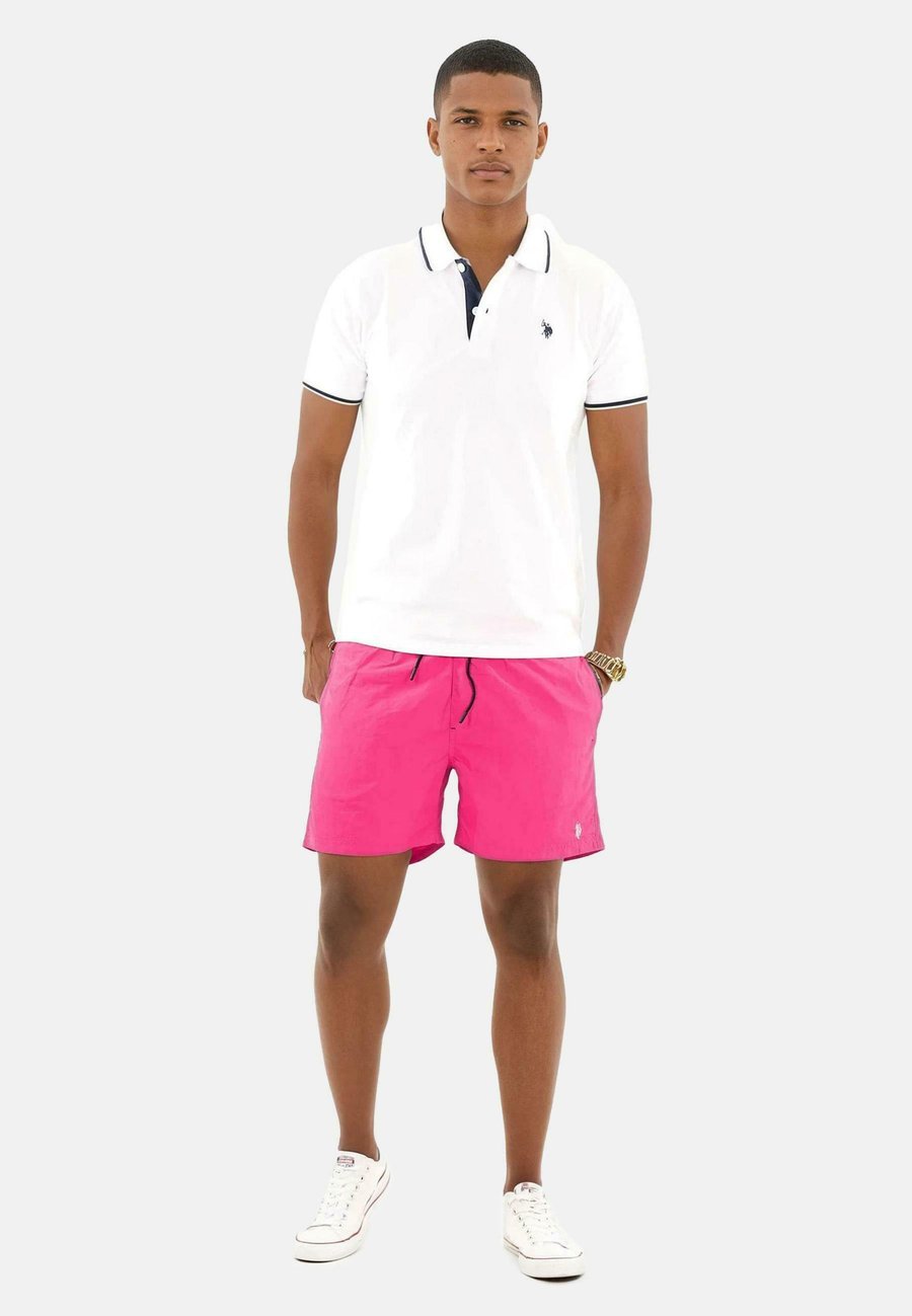 Шорты для плавания U.S. Polo Assn. Swimming shorts, Fuchsia Hellblau/Pink — фото 2