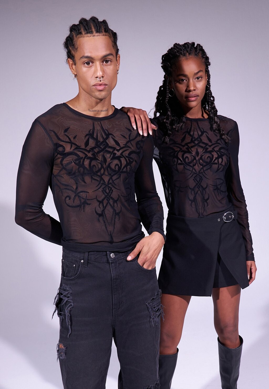 

Топ с длинными рукавами UNISEX YOURTURN, черный