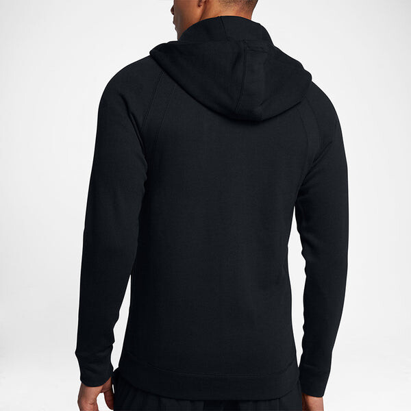 Толстовка Men's Air Jordan Hooded Knit Sports Black Jacket, черный — фото 4