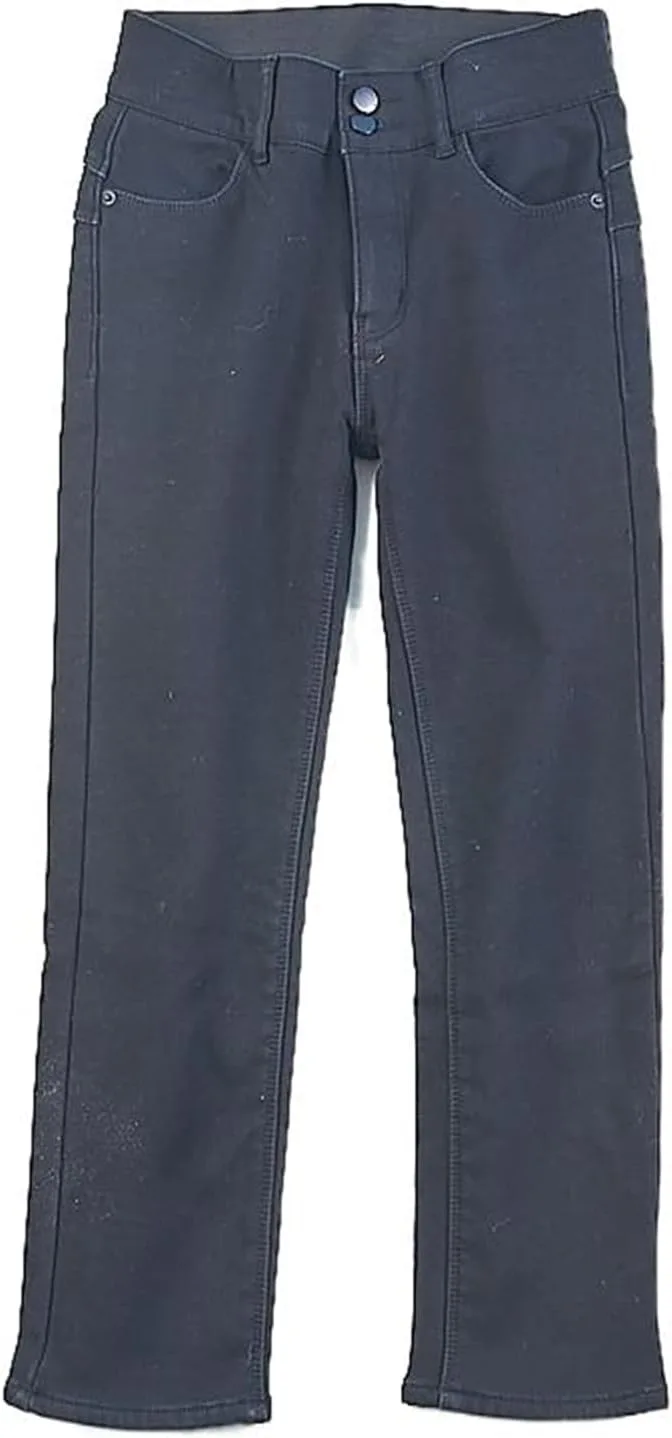 

Женские джинсы Plus Size Straight Leg с эластичным поясом и флисовой подкладкой KOSFESFJHD