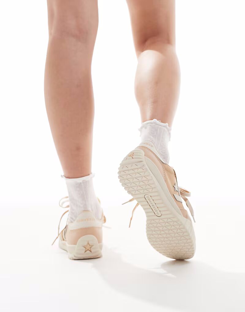 Кроссовки Converse Run Star светло-желтые — фото 2