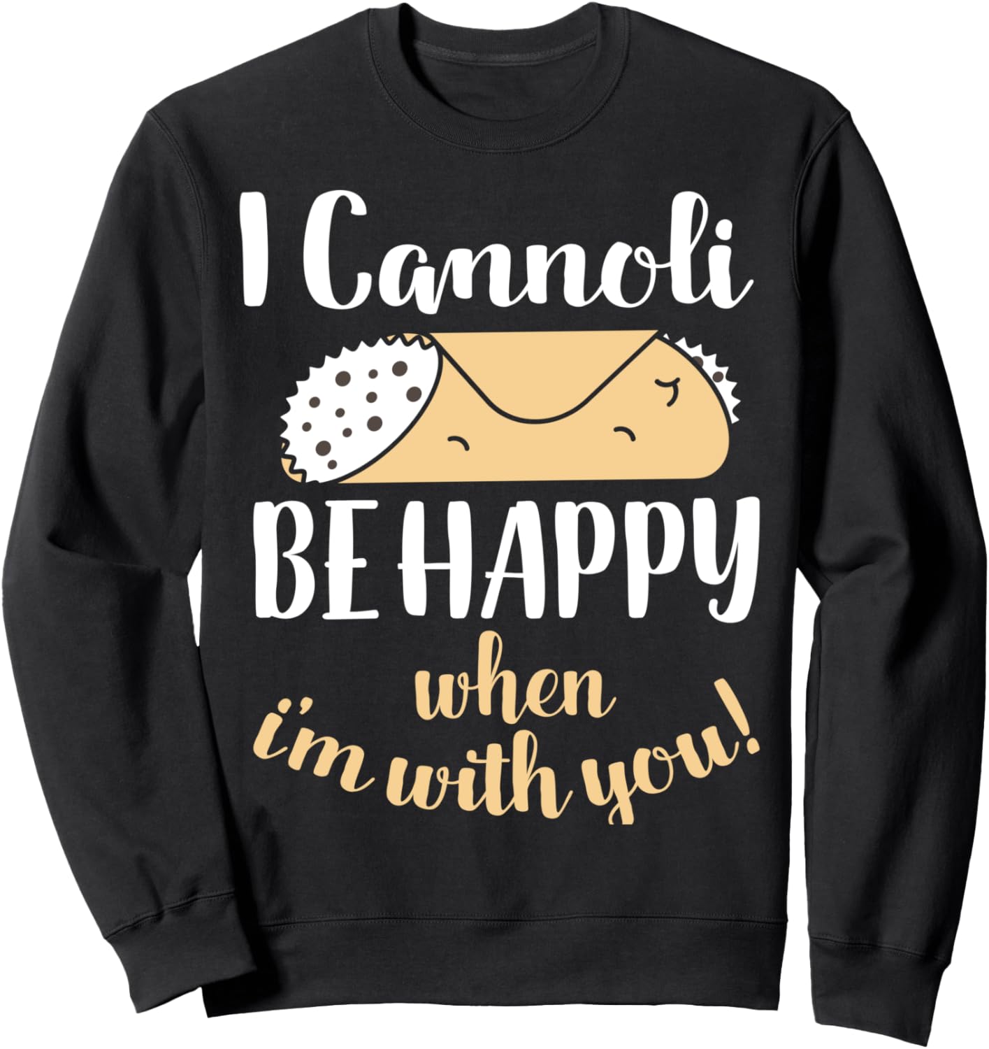 

Толстовка с изображением канноли Cannoli Dessert Apparel, черный