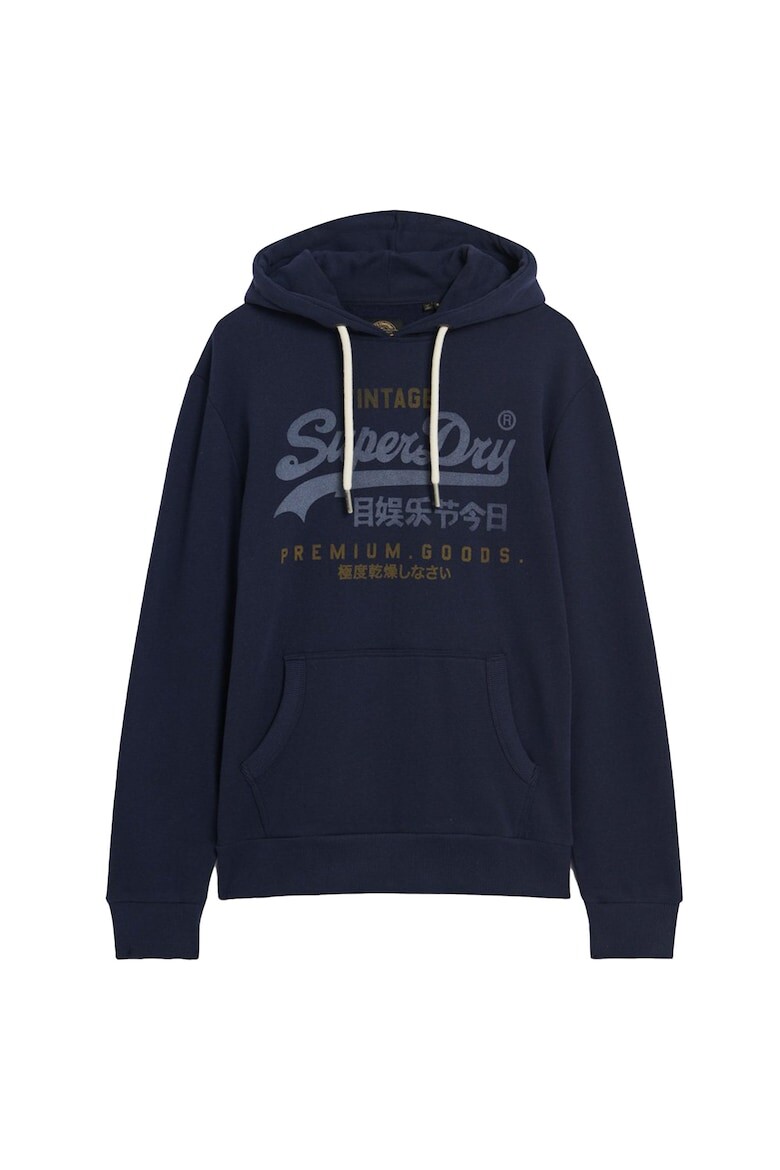 

Толстовка с логотипом Logo Heritage Vintage Superdry, синий