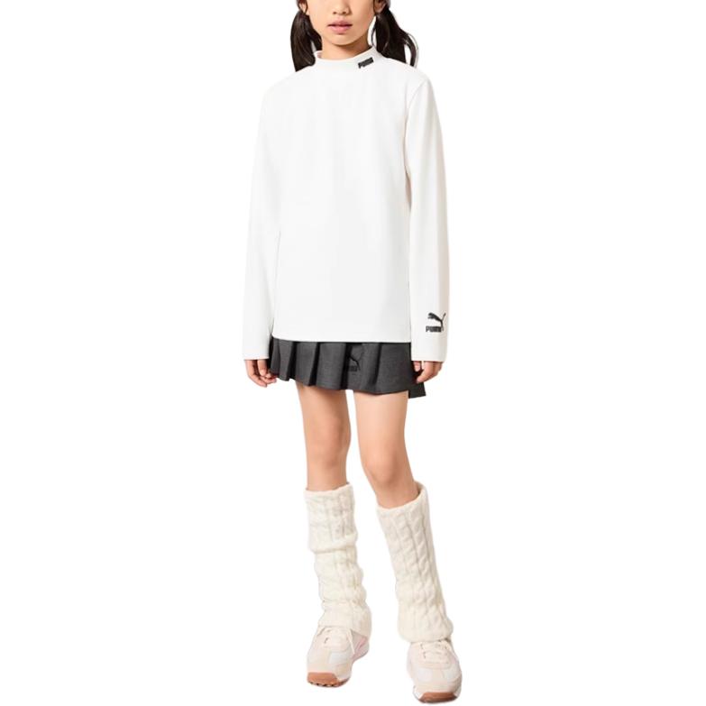 PUMA Футболка Sportstyle Collection CLASSICS LOGO Raw White Kids' — фото 3