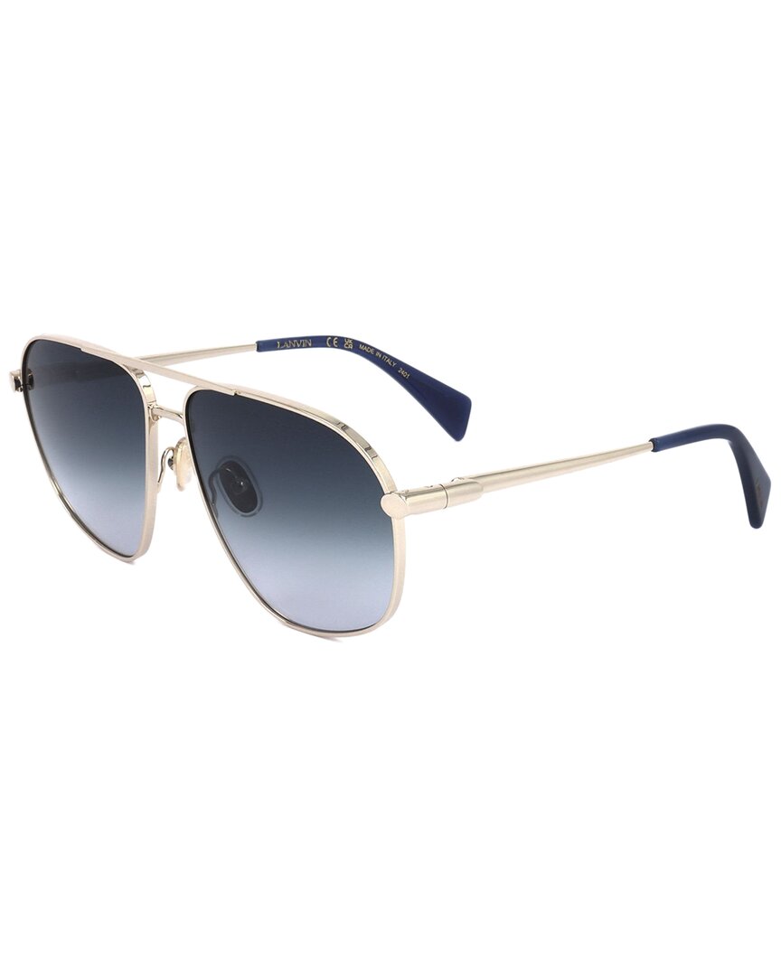 

LANVIN Унисекс LVN134S 59 мм солнцезащитные очки, золотой