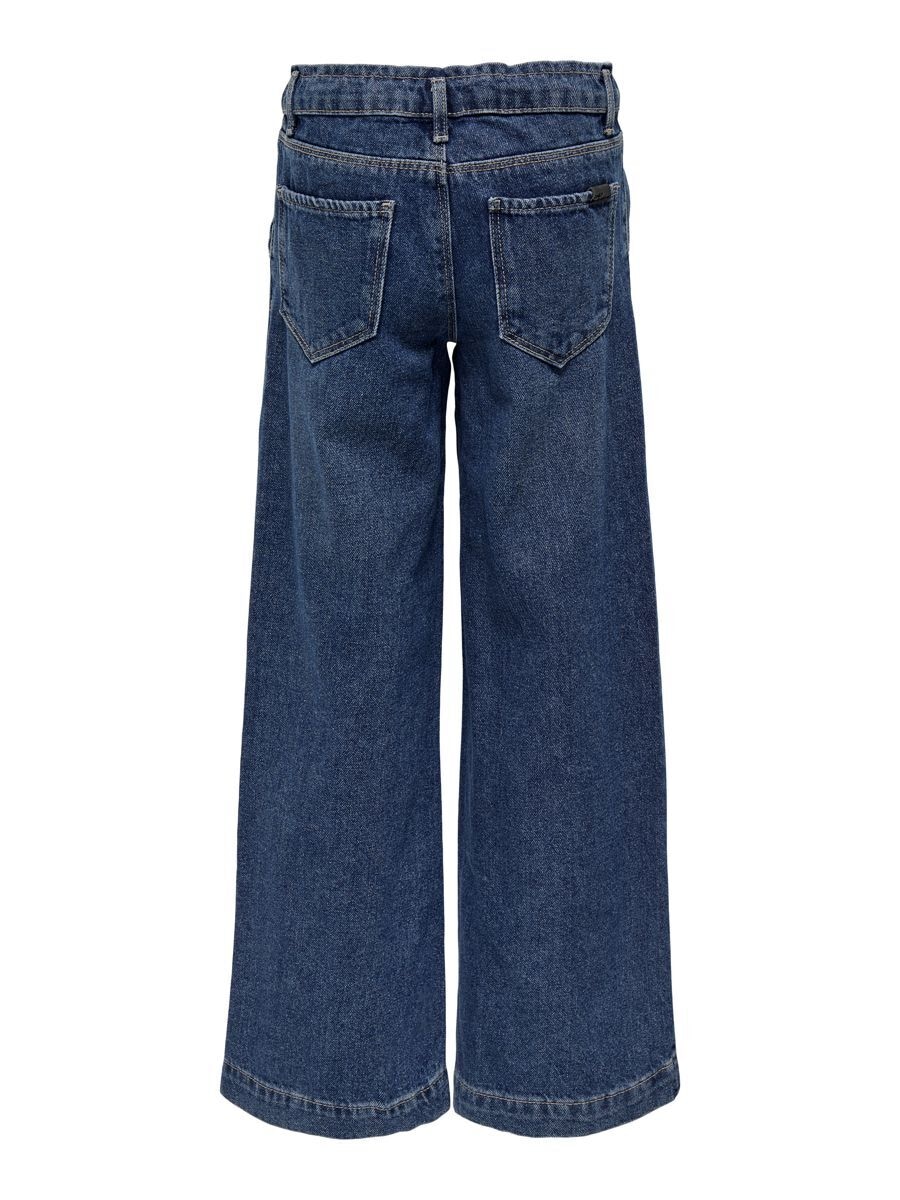 Джинсы с широкими штанинами ONLY GIRLS KONComet, Blue Denim — фото 2