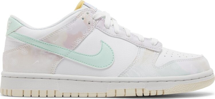 

Кроссовки Dunk Low GS 'Pastel Paisley', белый
