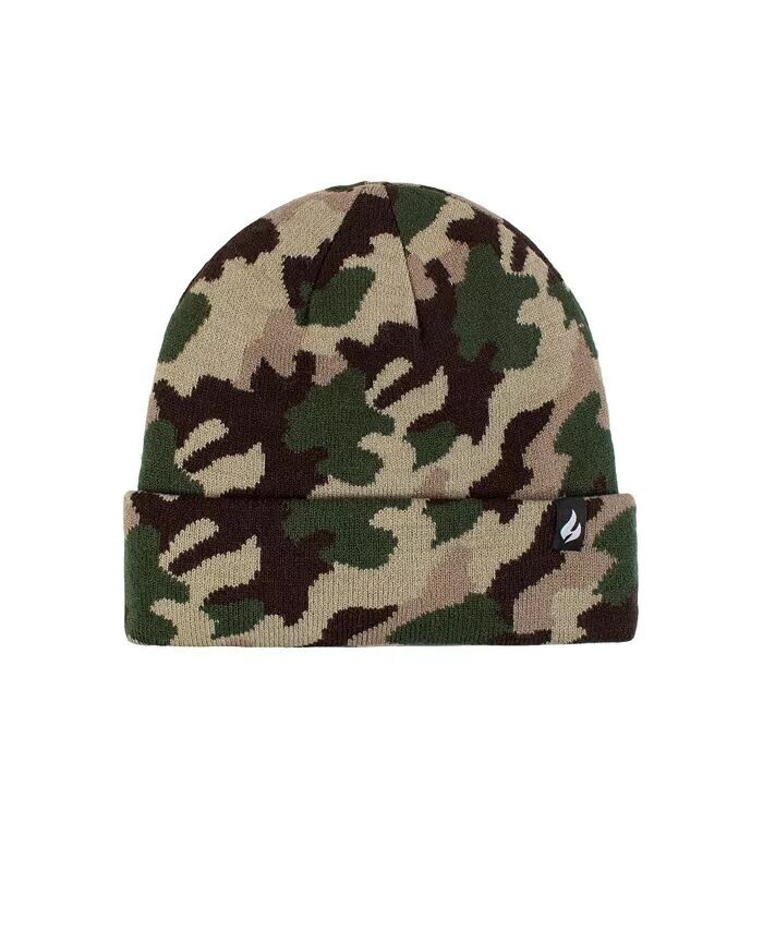 

Мужская вязаная шапка Gunner Camouflage Roll Up Heat Holders, зеленый