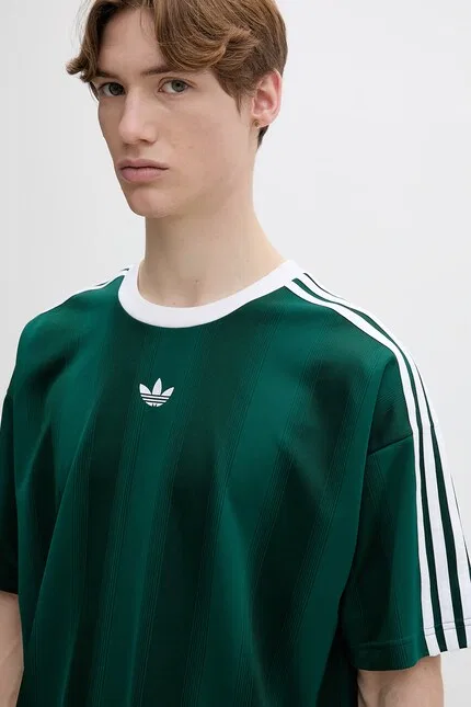 Футболка из полиэстера Adidas Originals, бирюзовый — фото 4
