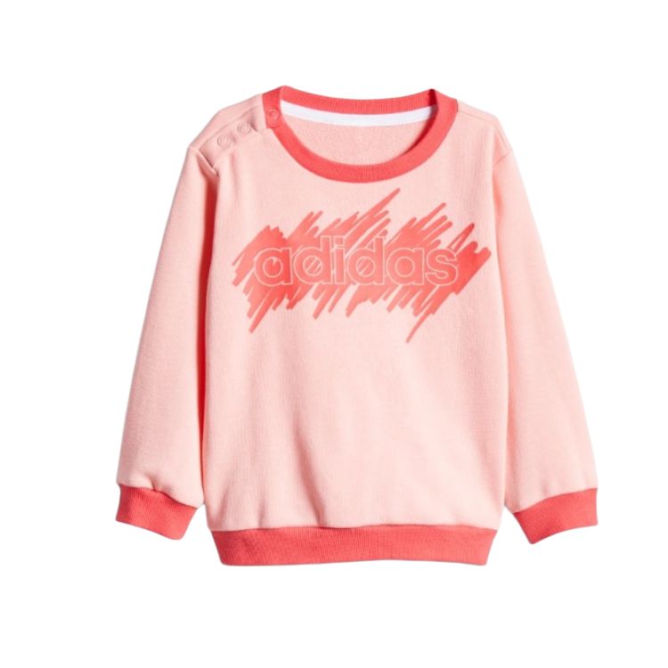 Adidas Повседневная спортивная одежда Honor Pink/Basic Pink для младенцев и малышей — фото 4