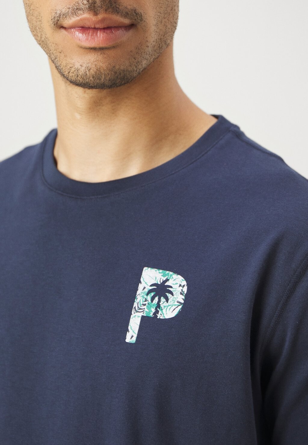 

Футболка с принтом GLITCH GRAPHIC TEE Puma Golf, темно-синий