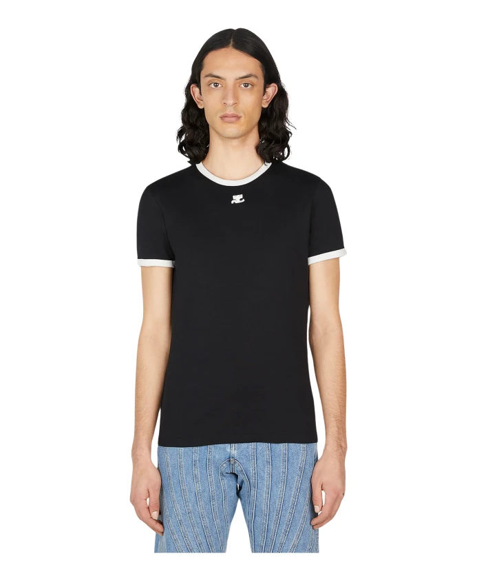 

Неровная футболка Courrã¨Ges, черный