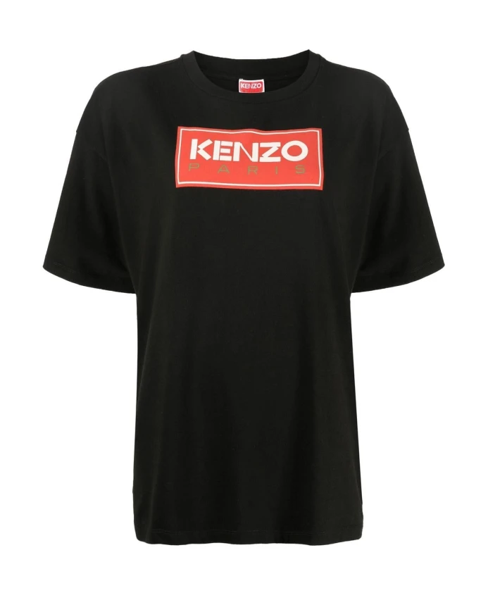 

Футболка оверсайз S с принтом Kenzo, черный