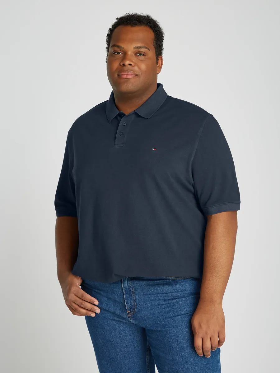 

Рубашка-поло Tommy Hilfiger Big & Tall "BT - GARMENT DYE REG POLO", больших размеров, стираного вида, цвет Desert Sky