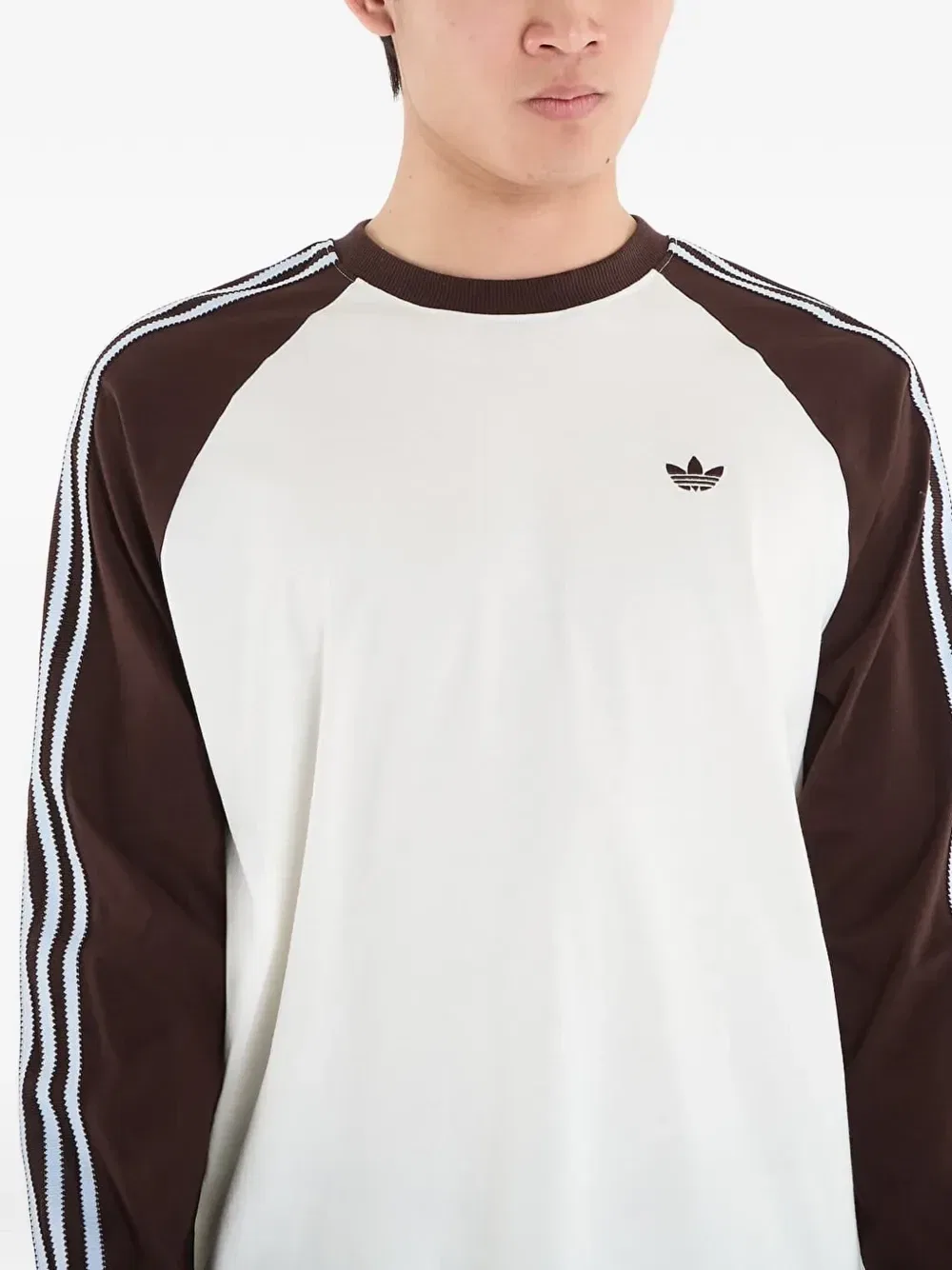 Футболка с рукавами реглан Britcore Cali Adidas, бежевый — фото 4