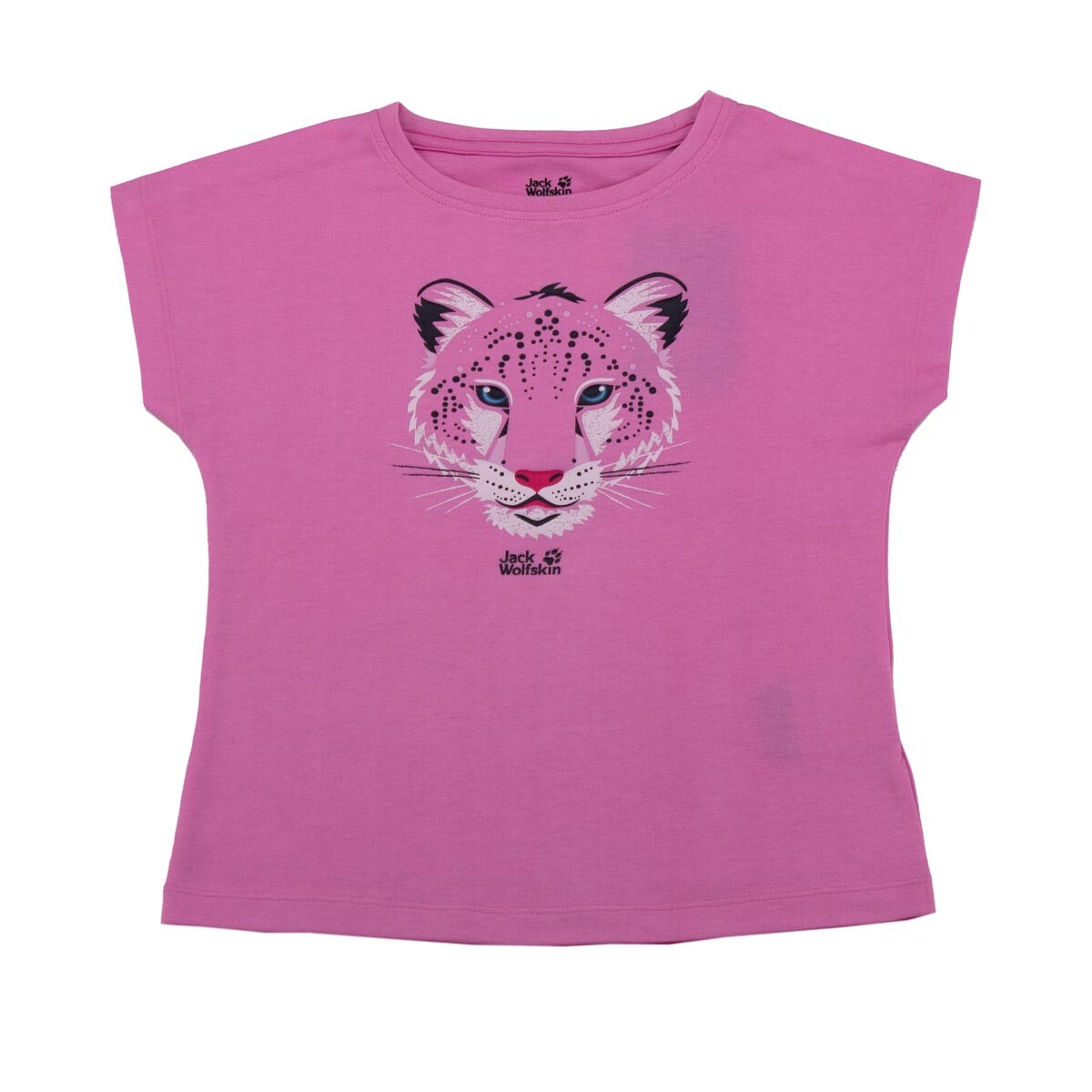 

Футболка Jack Wolfskin Leopard Tee Girls, розовый