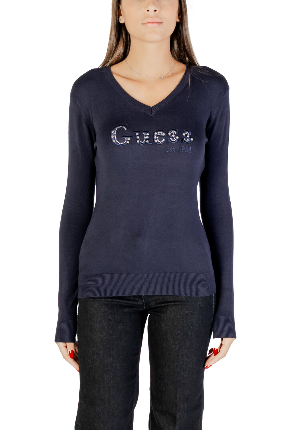 

Трикотаж Guess, синий