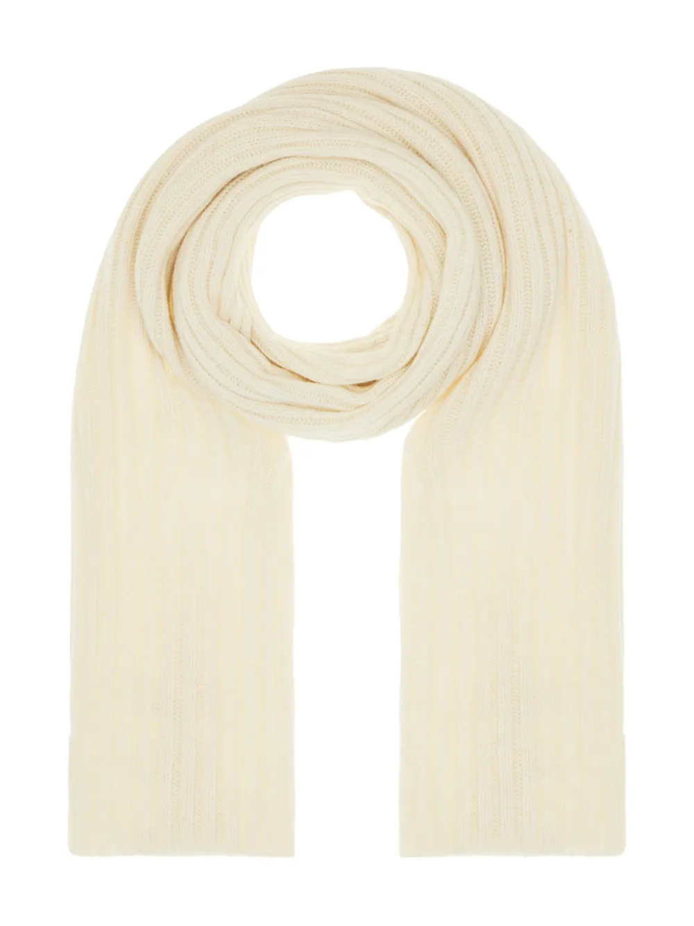 

Шарф ребристого плетения Peuterey, белый